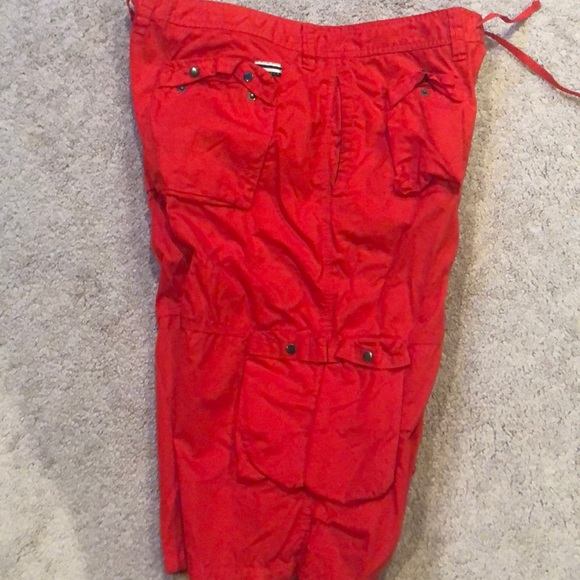 Sean John Other - Sean John Size 36 Red Cargo Shorts for Summer!